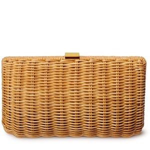 Aerin Adelina Wicker Clutch